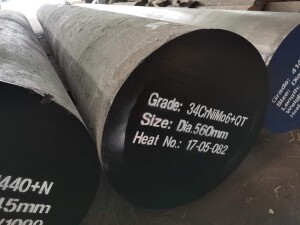 34CrNiMo6+QT Forged round steel