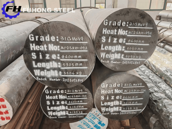 31CrMoV9 Forged round steel with annealed condition 31CrMoV9 Forged round steel with annealed condition